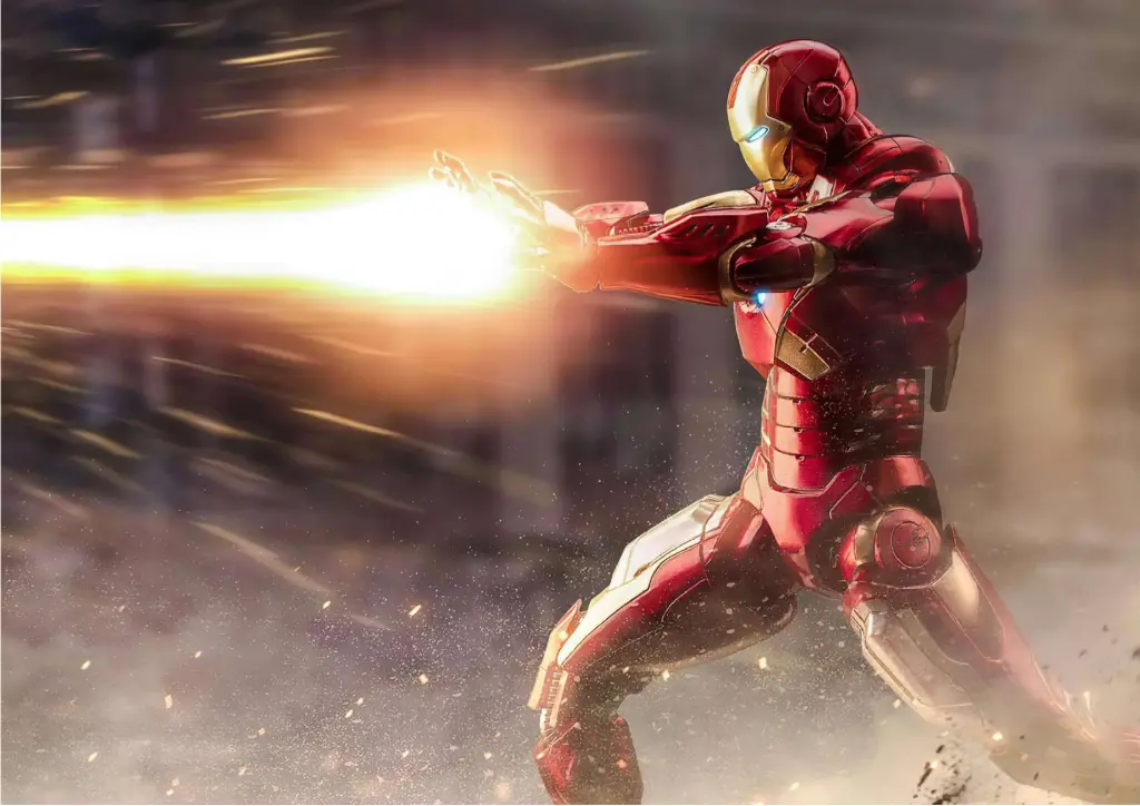 The Invincible Iron Man A4 Size Landscape Metal Poster