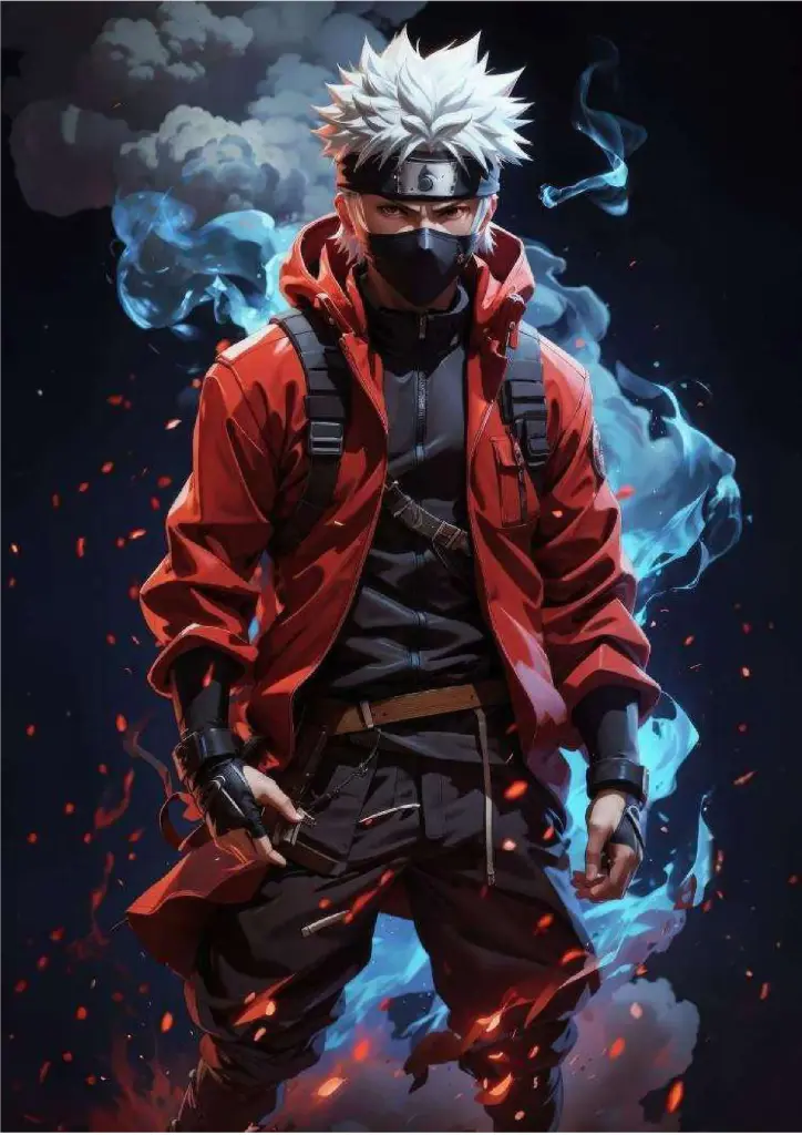 Shadow of the Copy Ninja- Kakashi Hatake A4 Size Metal Poster