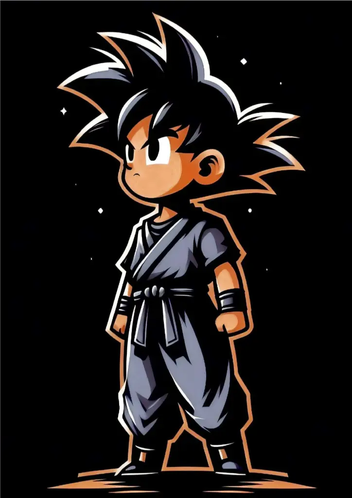 Goku: Beginnings of a Legend A4 Size Metal Poster
