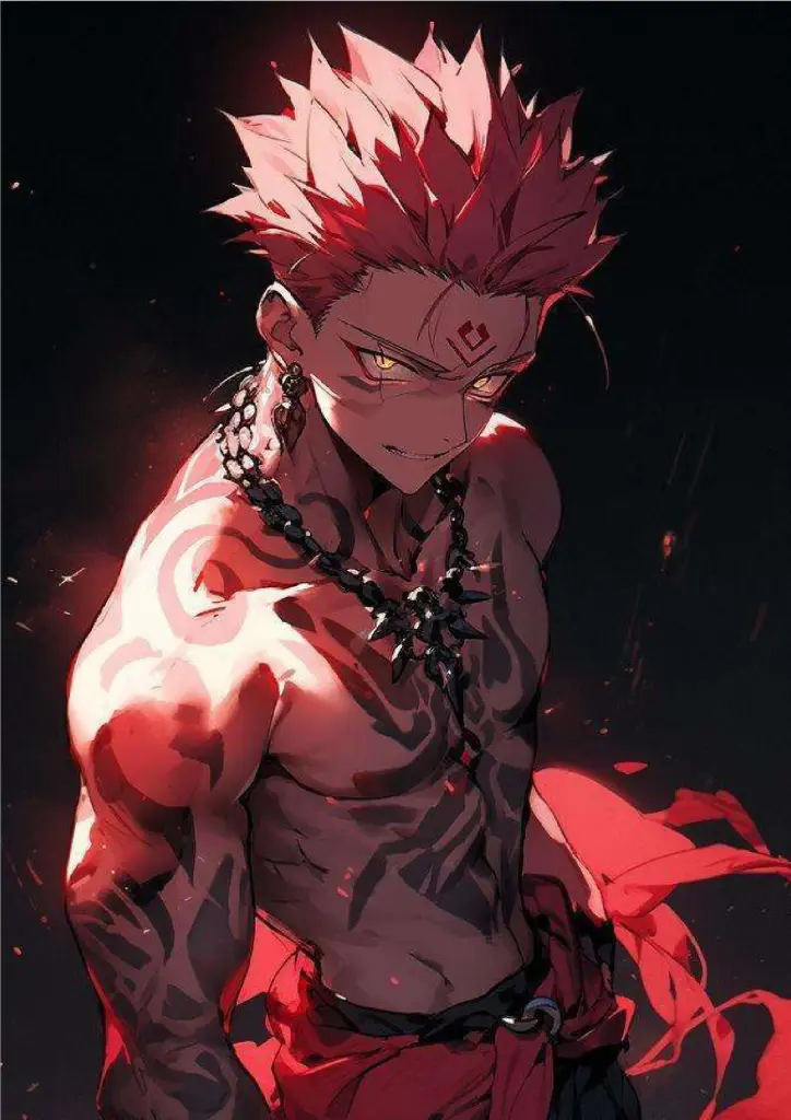 Ryomen Sukuna-Dominion of the Demon King A4 Size Metal Poster