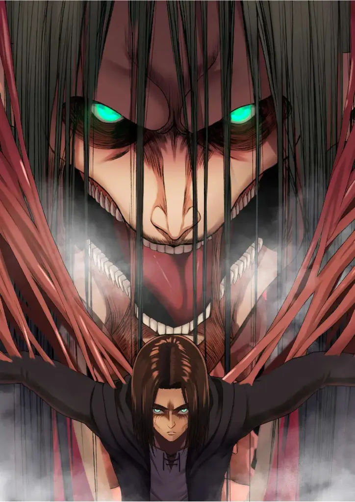 Eren Yeager-Attack On Titan A4 size Premium Metal Poster