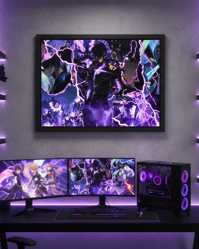 Shadow Lightning: System Overload – Framed Collector’s Metal (A4 size)