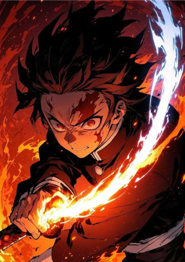 Tanjiro Kamado-Demon Slayer Premium A4 Size Metal Poster
