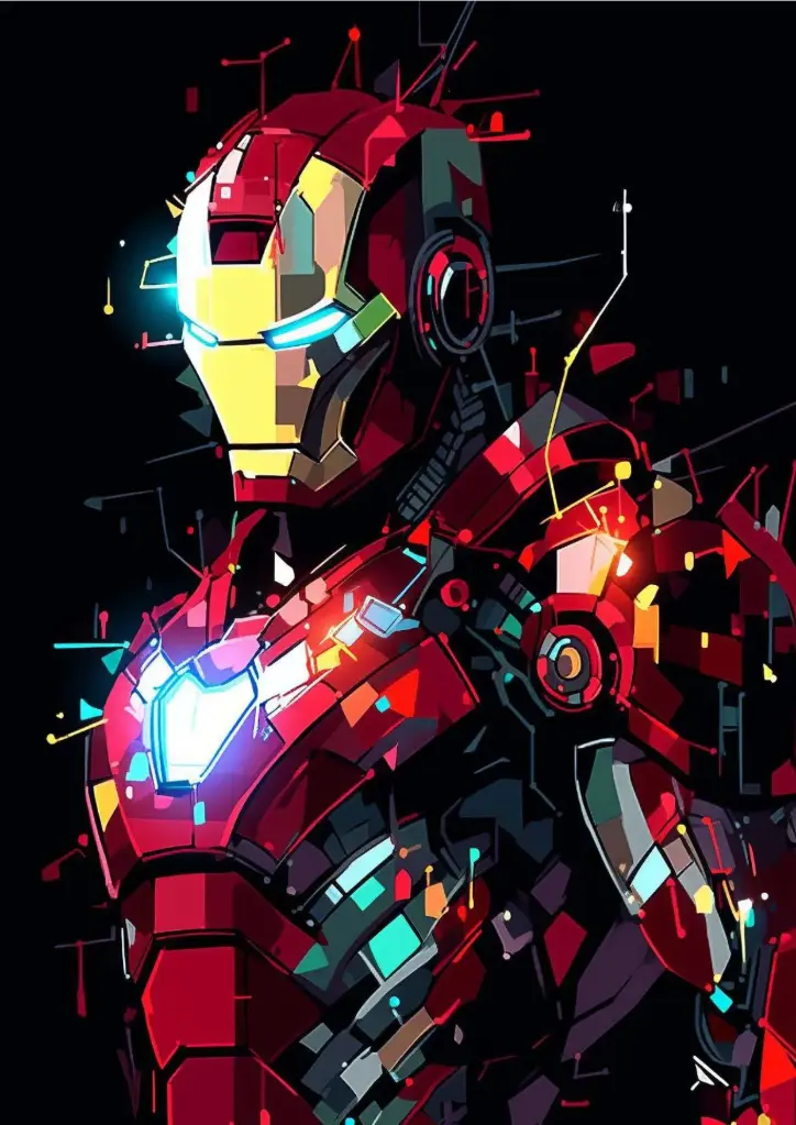 Iron Man- A4 size Metal Poster