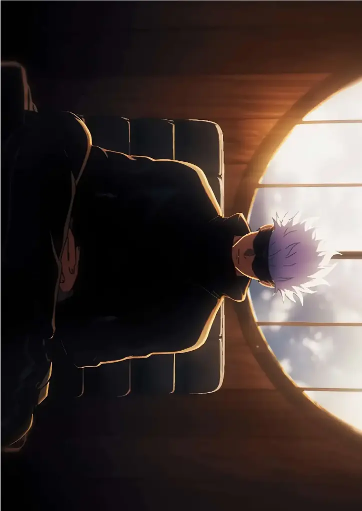 Saturo Gojo- JJK Premium A4 size metal Size Poster[Landscape]