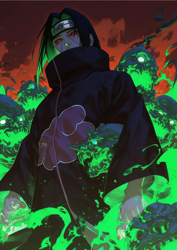 Itachi Uchiha- Naruto A4 size Premium Metal Poster