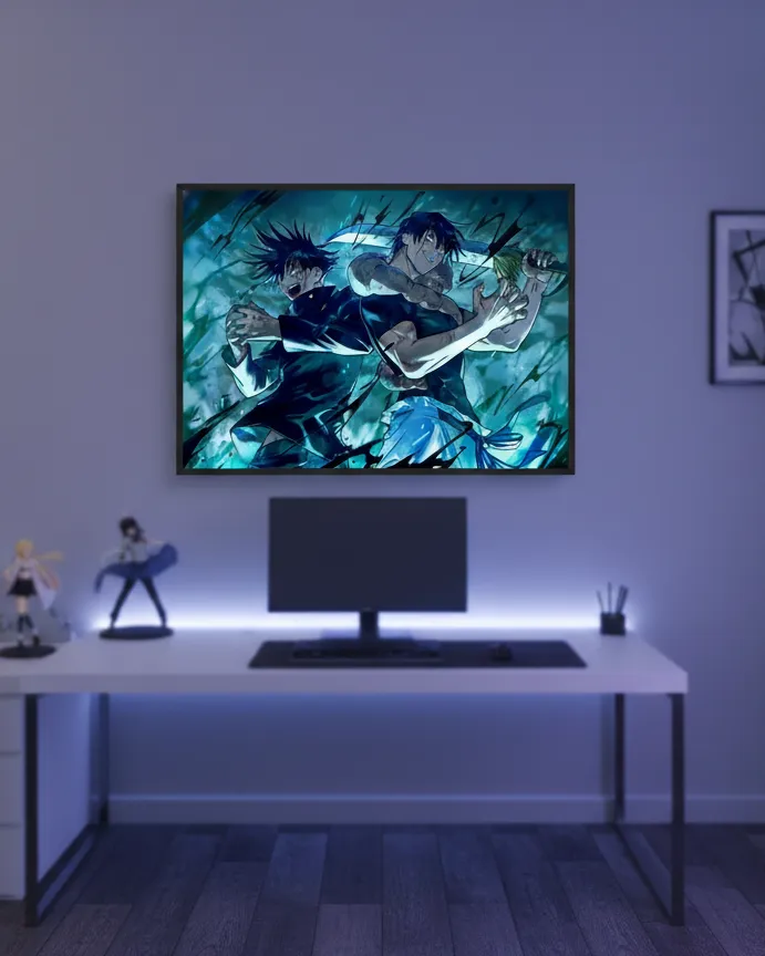 Satoru Gojo and Suguru Geto: Eternal Rivals (A4 size)