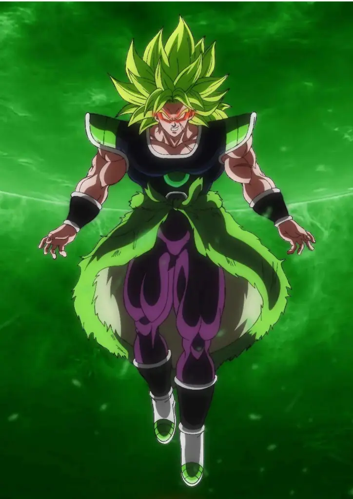 Broly-Super Saiyan form A4 Size Metal Poster
