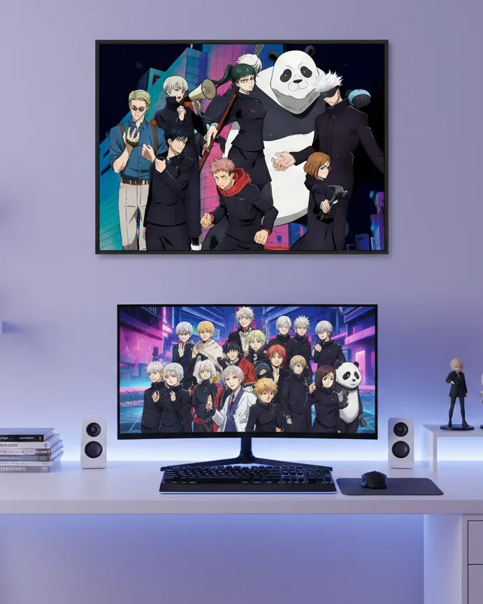 Jujutsu High Squad: Panda Power Assembly (A4 size)