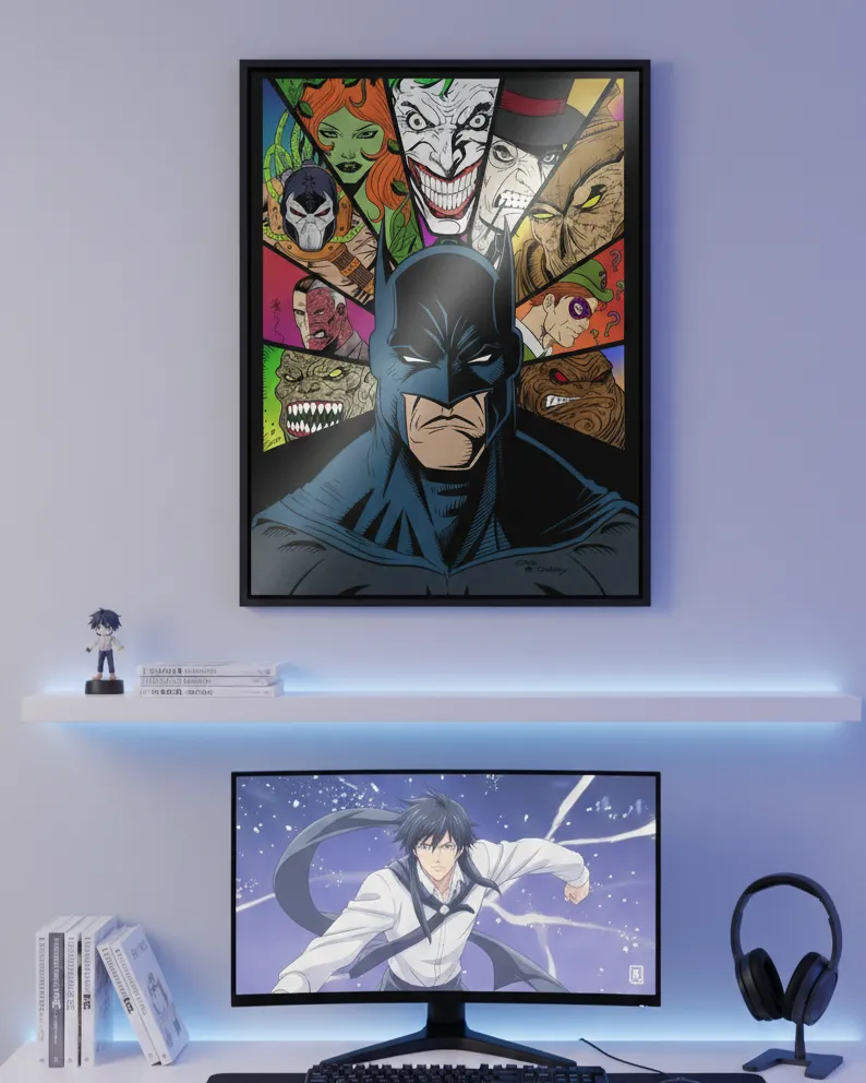 Batman vs Justice League Villains: Gotham Chaos (A4 size)