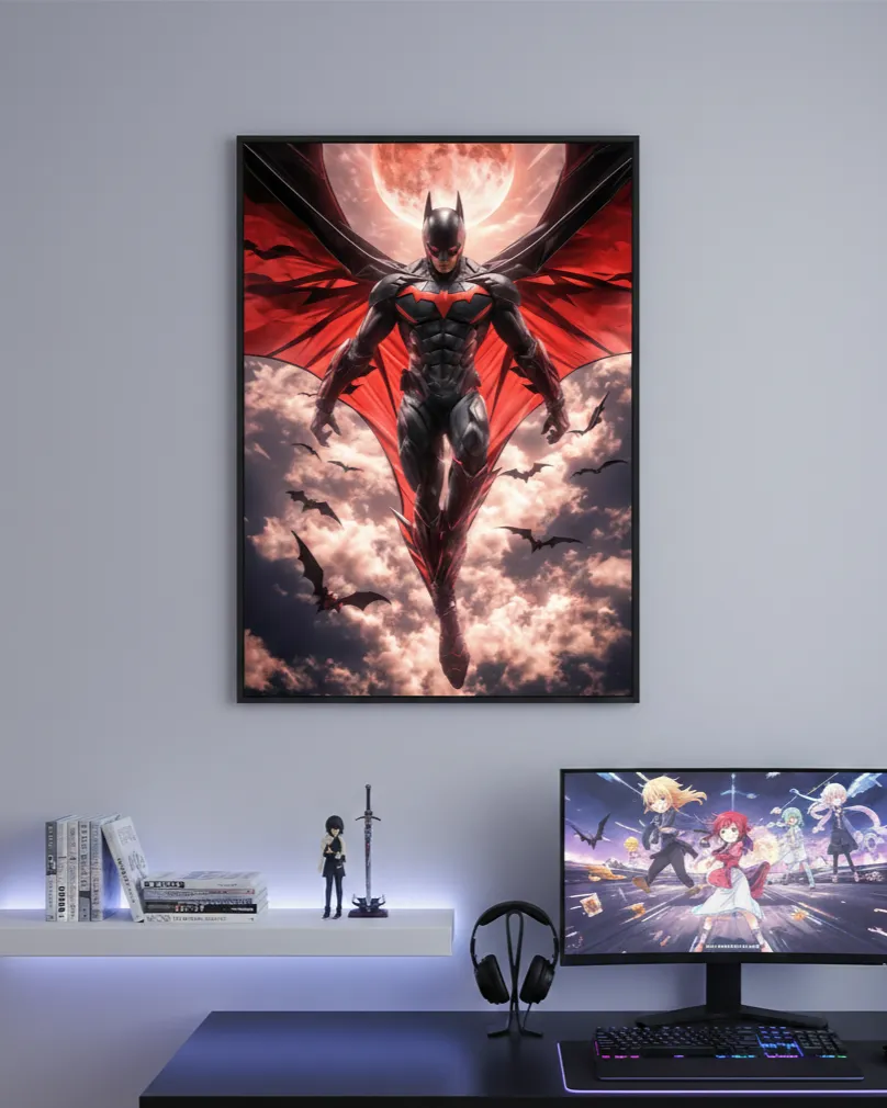 Batman: Blood Moon Demon Flight (A4 size)