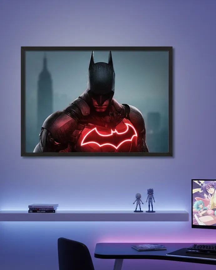 Batman: Cyber Gotham Neon Knight (A4 size)