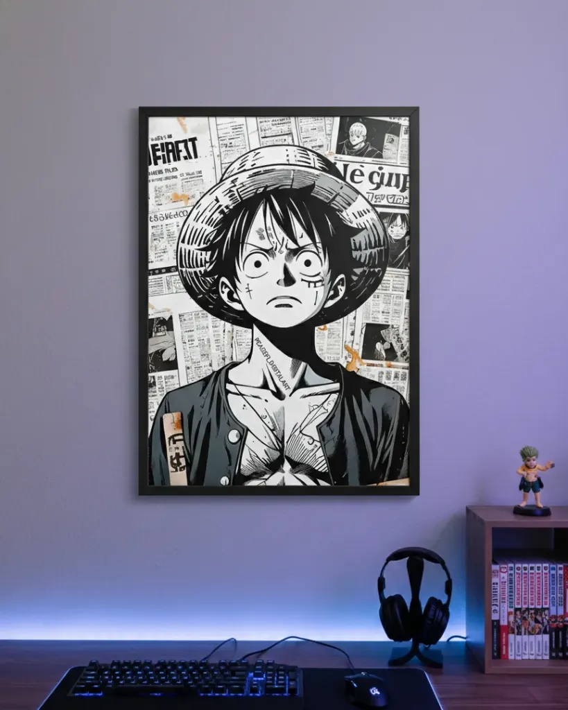 Black & White Justice: The Pirate's Wrath (A4 size)