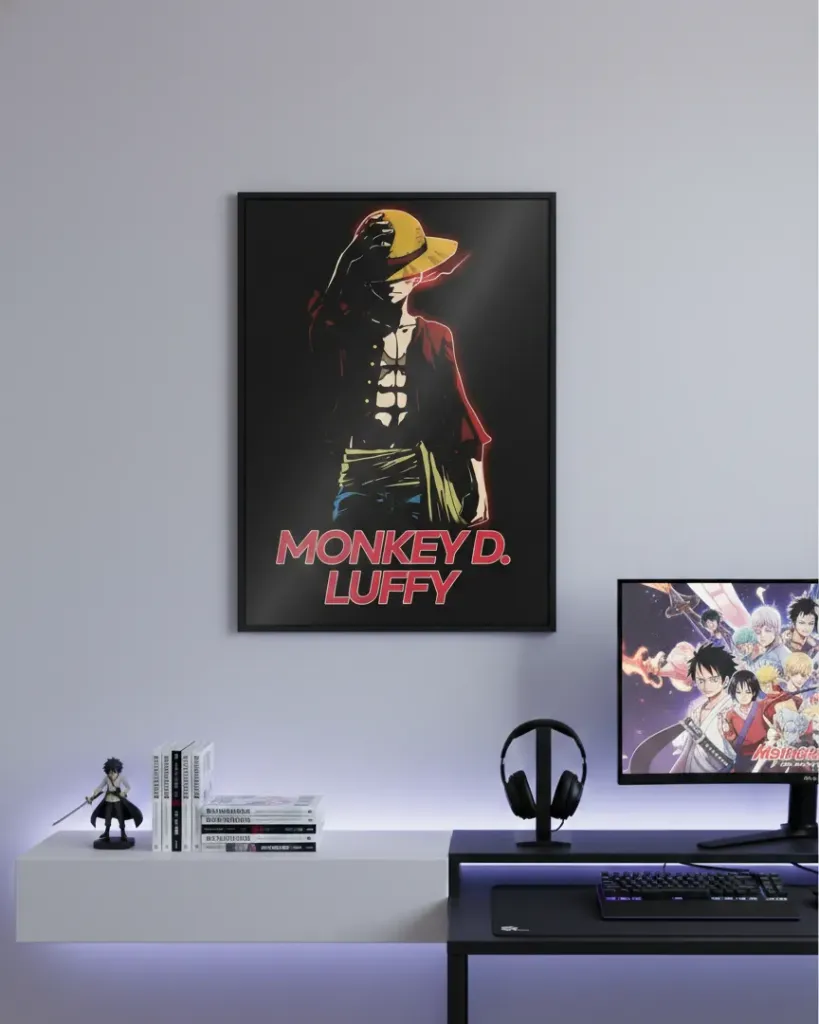 Neon Will: Luffy’s Resolve (A4 size)