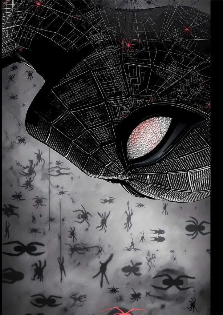 Spiderman-Nightcrawler of New York A4 Size Metal Poster