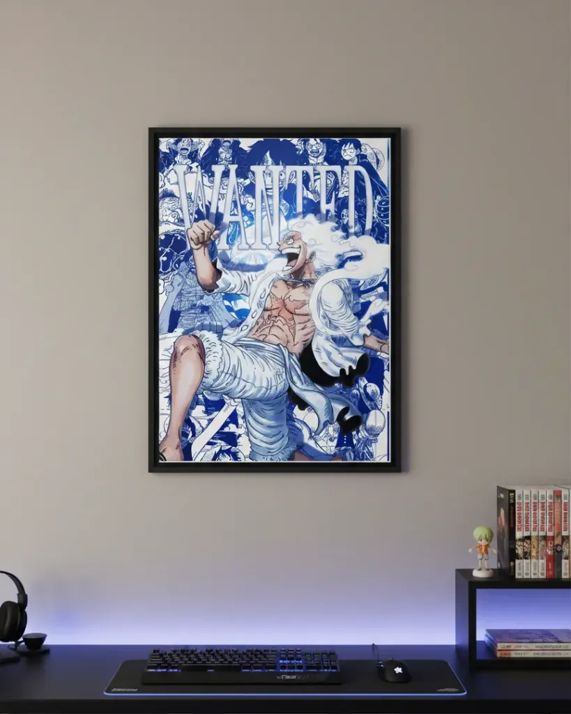 Blue Awakening: The Warrior of Joy (A4 size)