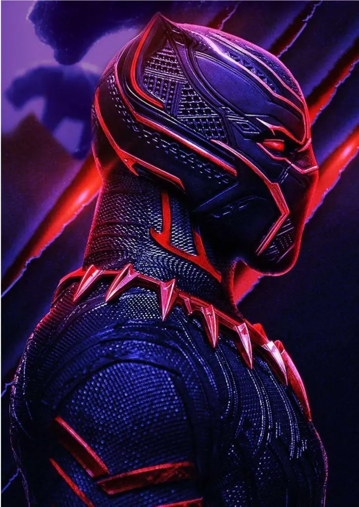 Black Panther-King of Wakanda A4 Size Metal Poster