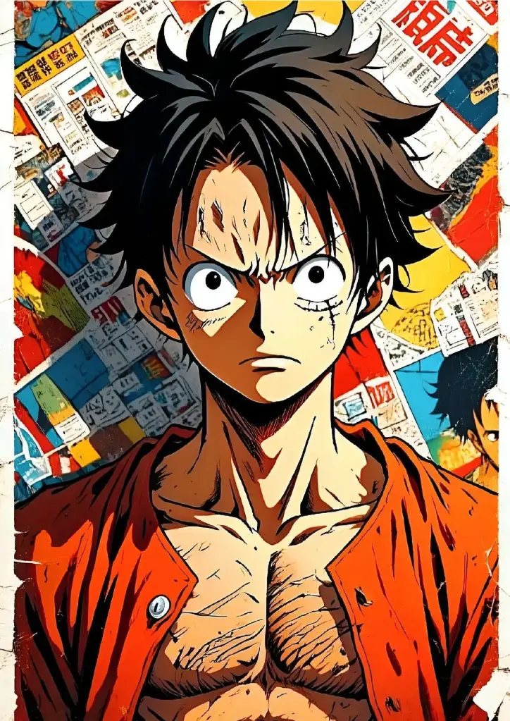 King of the Pirates: Wanted!- One piece A4 Size Metal Poster