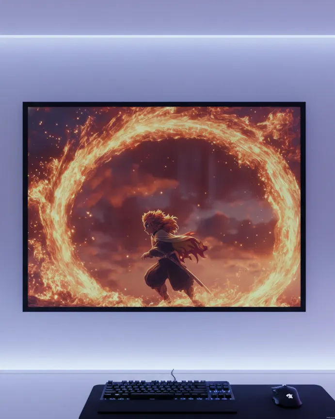 Flame Hashira’s Path (A4 size)