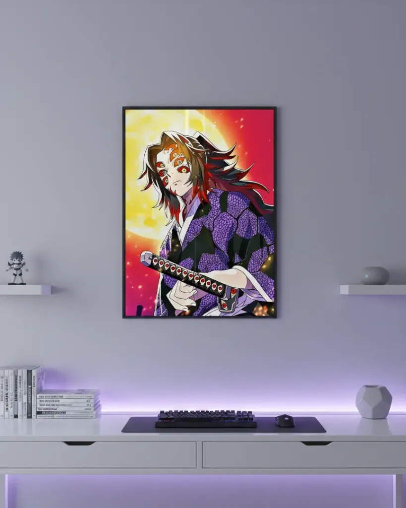 Demon Slayer Kokushibo Moon Breathing Art Print (A4 size)