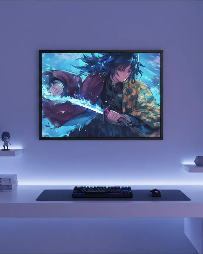 Demon Slayer Giyu Tomioka Water Hashira Art Print (A4 size)