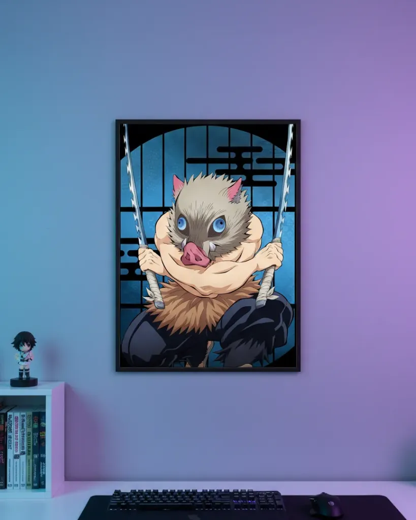 Demon Slayer Inosuke Hashibira Beast Breathing Art Print