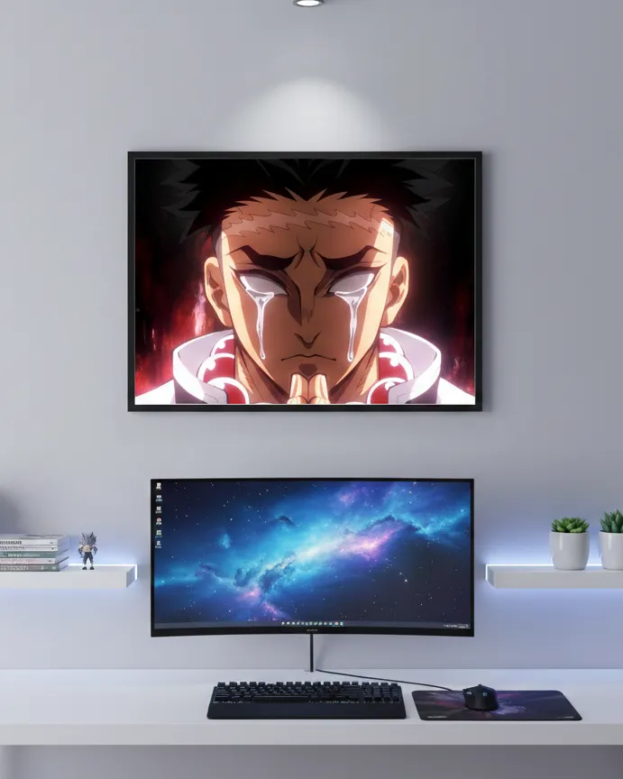 Demon Slayer Gyomei Himejima "Heartfelt Prayer" Art Print