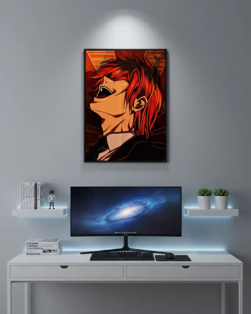 Death Note Light Yagami "Kira's Laugh" Iconic Art Print (A4 size)