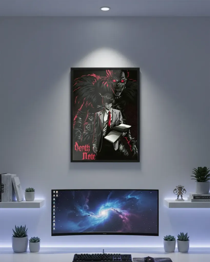 Death Note Light Yagami & Ryuk "The Alliance" Art Print (A4 size)