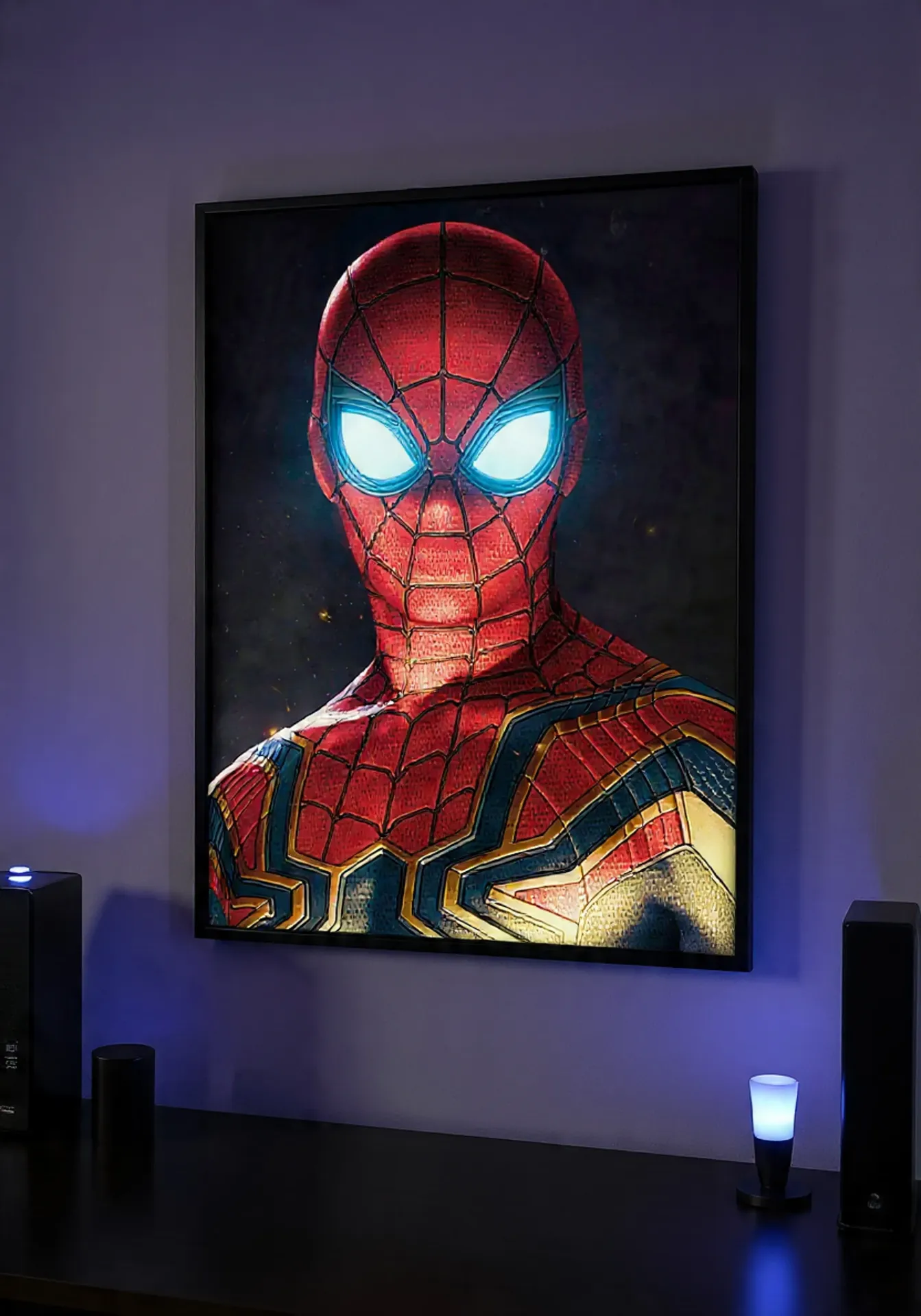 Glowing Gaze: Iron Spider (A4 size)