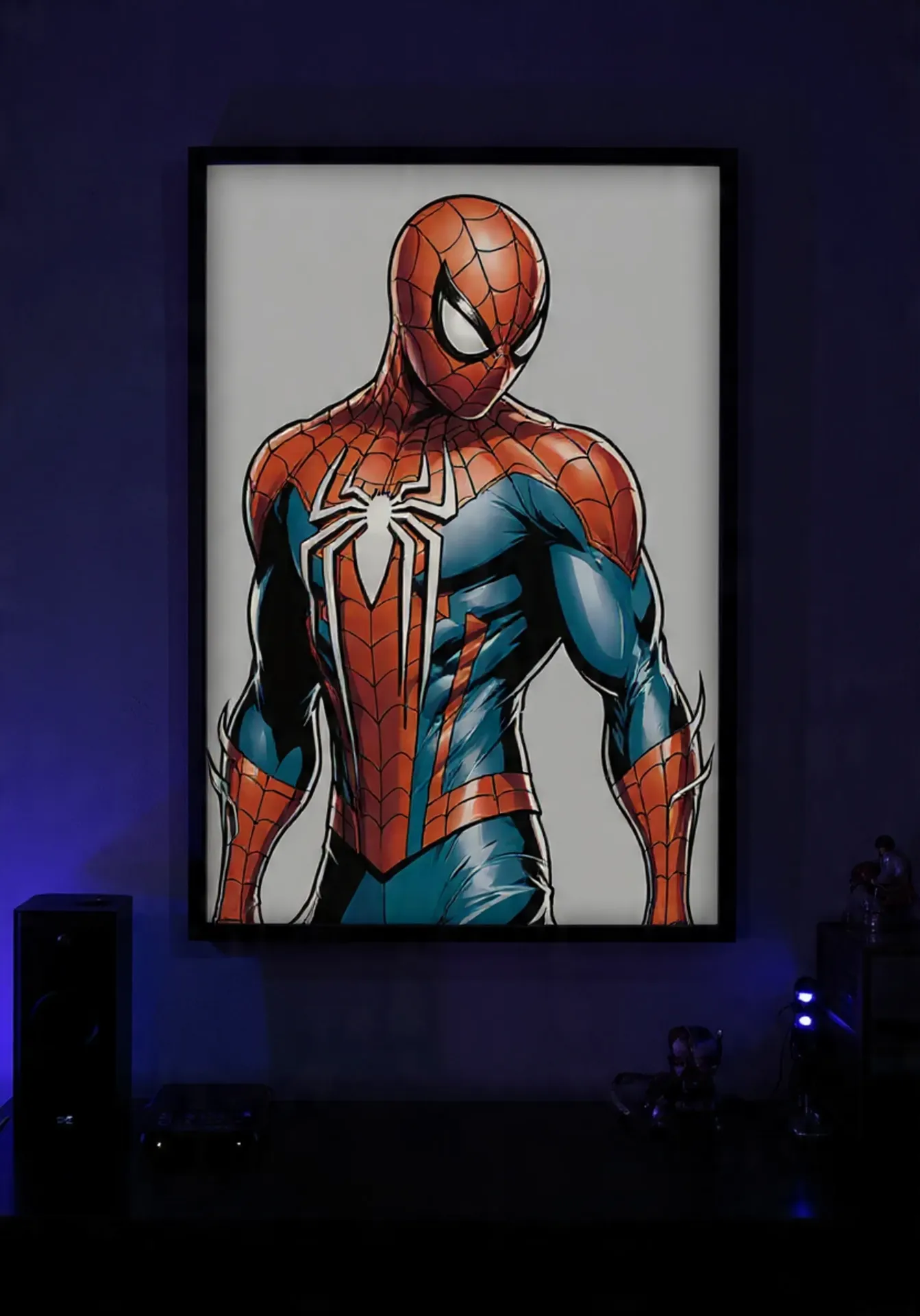 Classic Web-Slinger: Iconic Stance (A4 size)