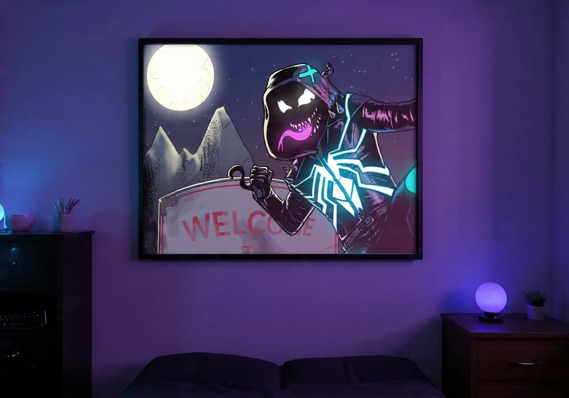 Venomized Welcome: Midnight Run (A4 size)