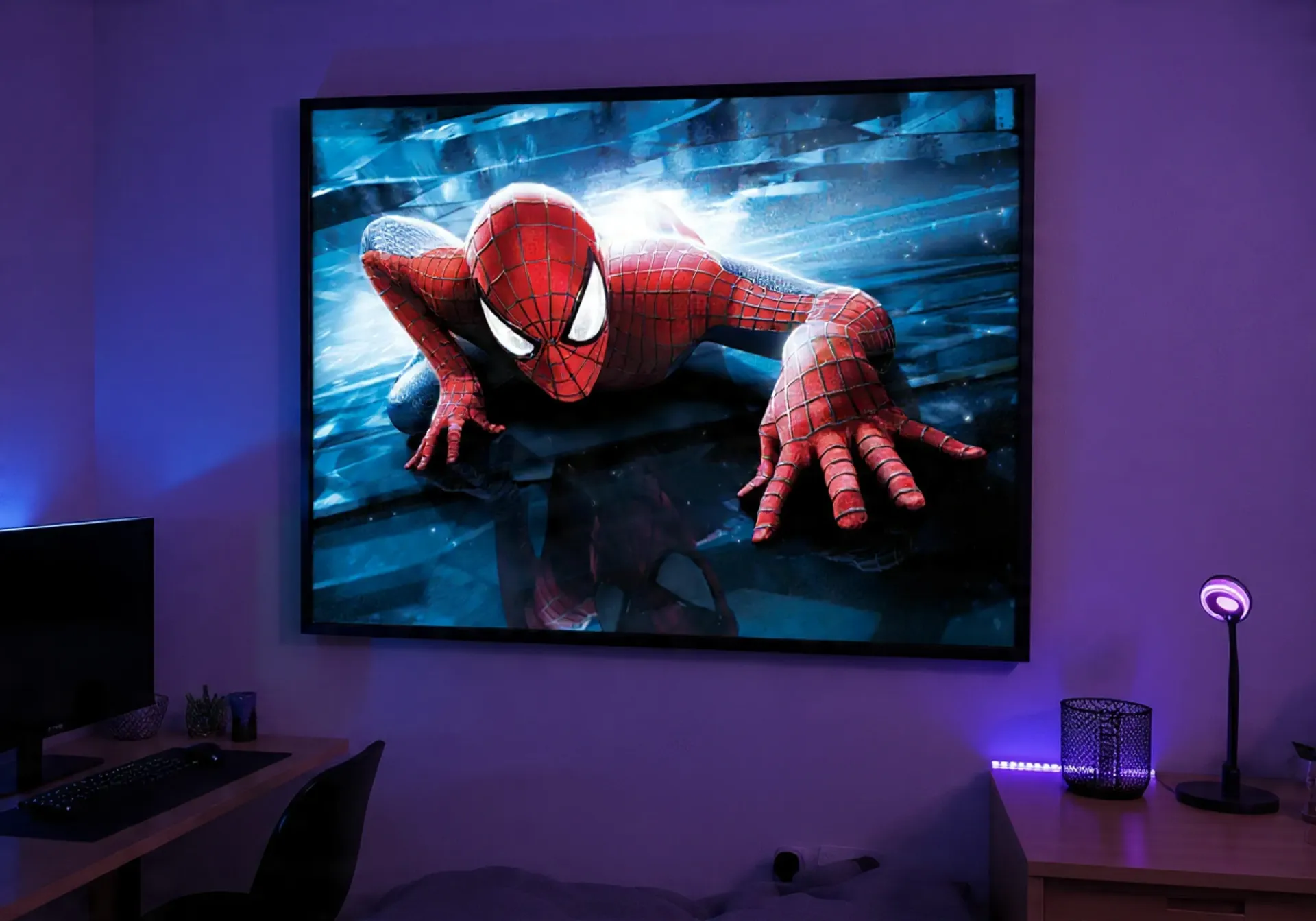 Reflective Web-Slinger: Light and Shadow