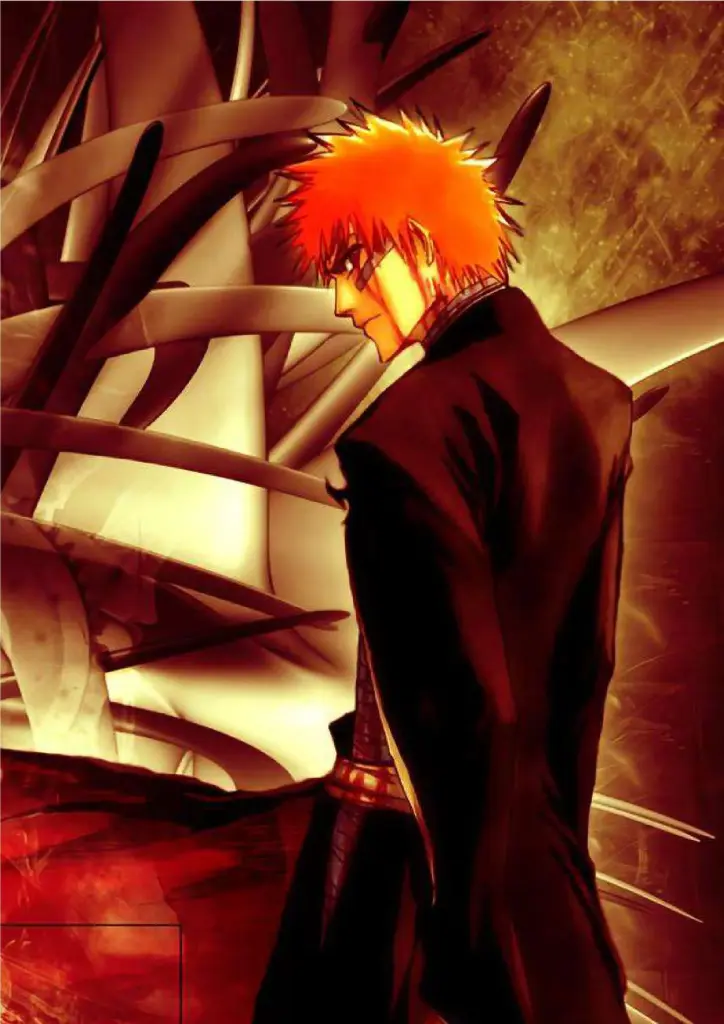 Ichigo Kurosaki, Bleach (Bankai Form) A4 Size Metal Poster 