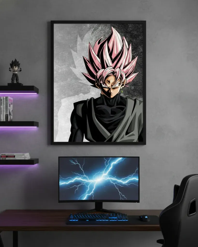 Goku Black Rose (A4 size)
