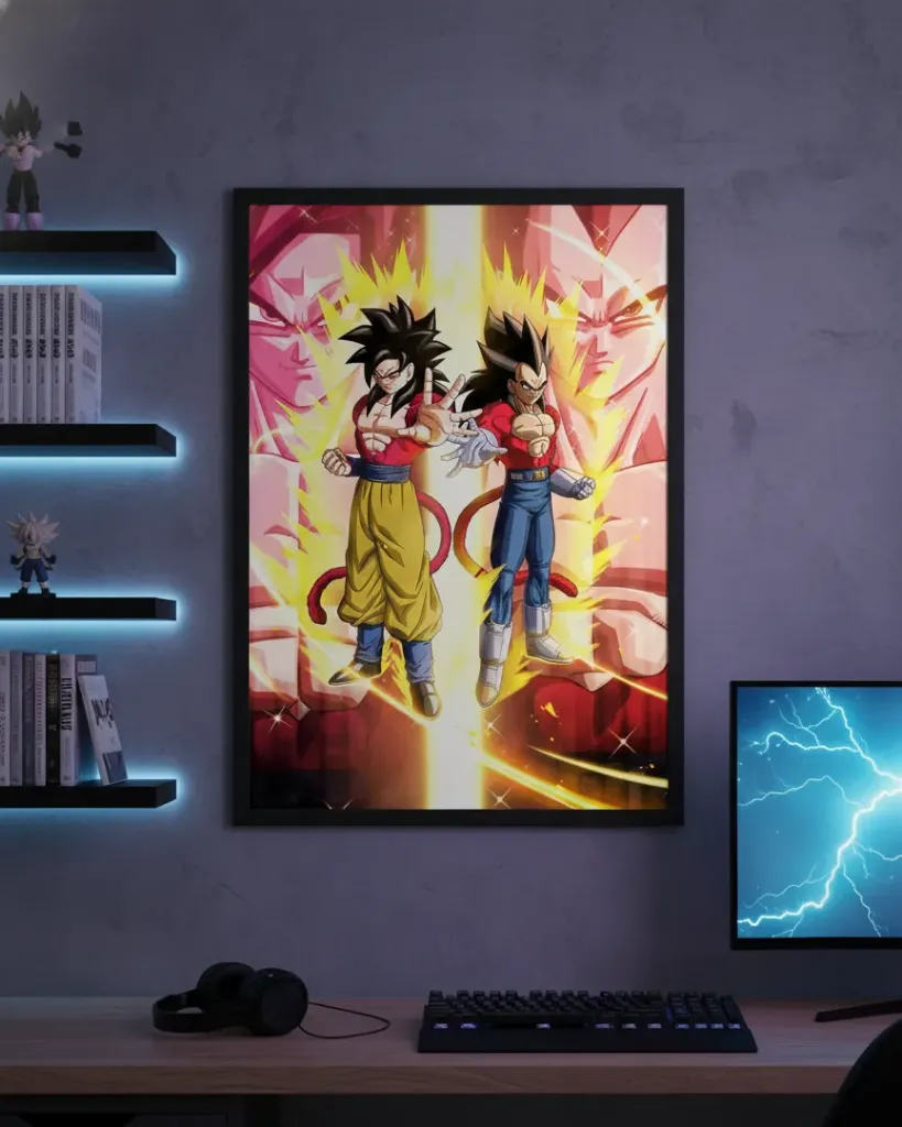 Goku Vegeta Super Saiyan 4 (A4 size)