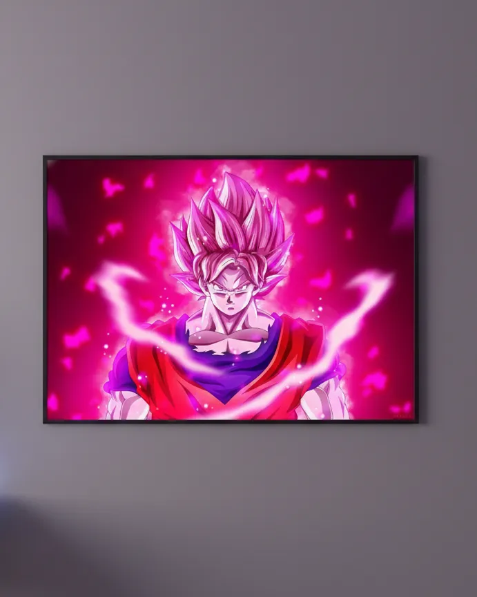 Goku Rose Power (A4 size)