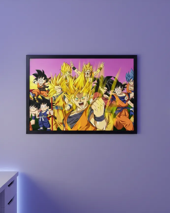 Goku Evolution (A4 size)