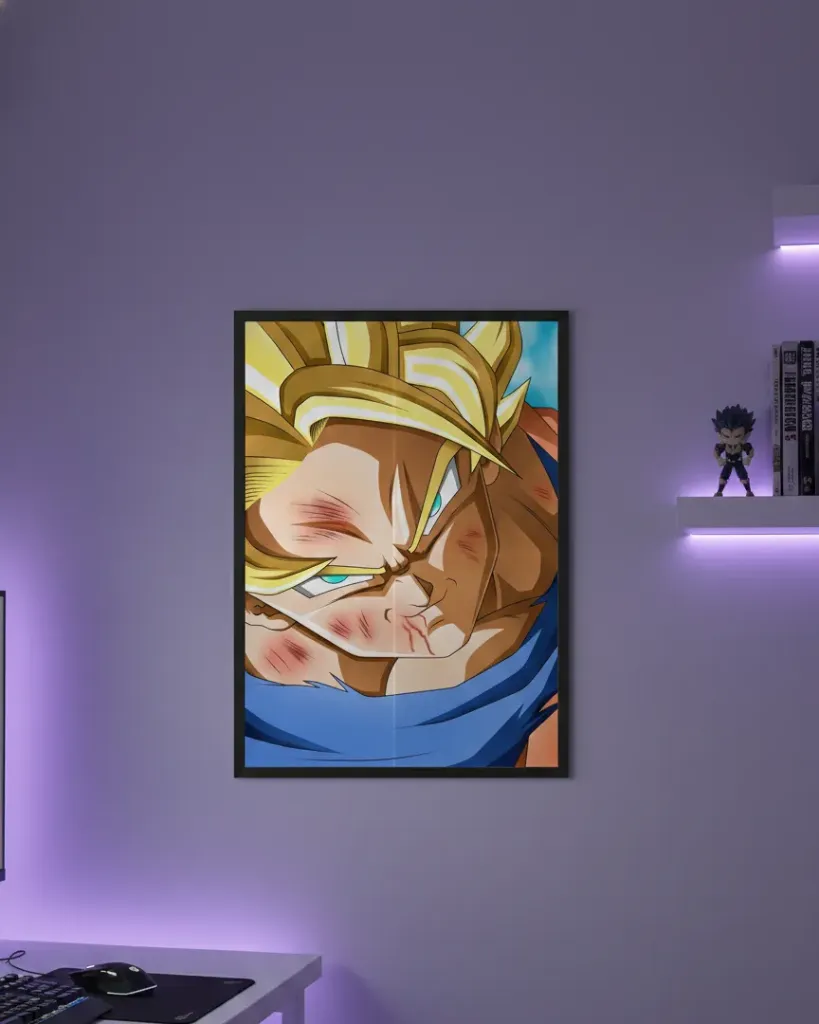 Super Saiyan Battle (A4 size)
