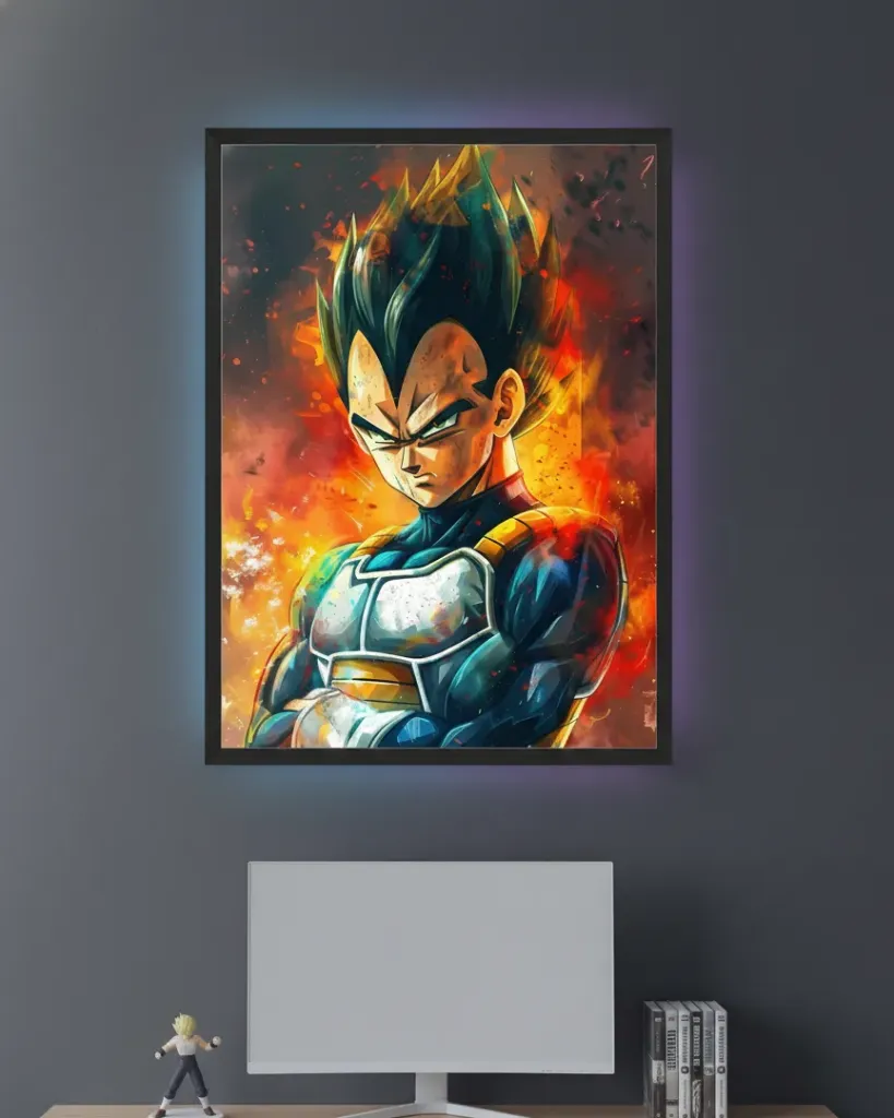 Vegeta Fiery Prince (A4 size)