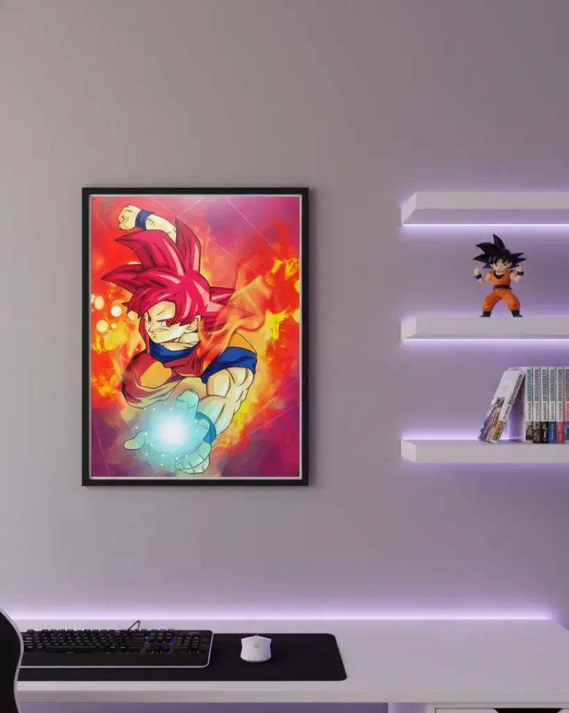 Goku God Blast (A4 size)