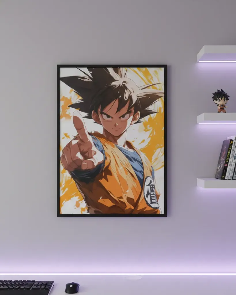 Goku Pointing Forward (A4 size)
