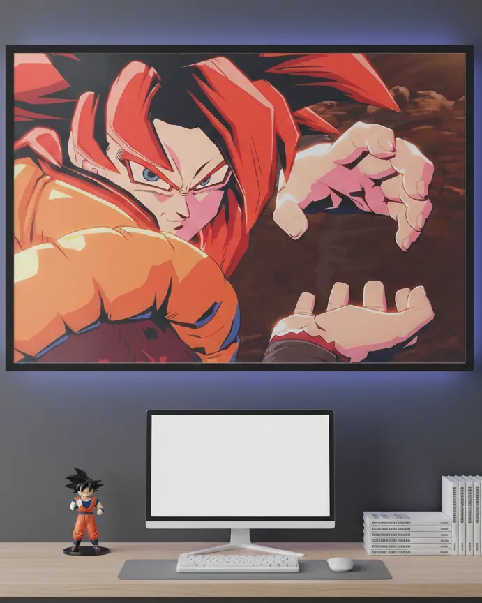 Goku Super Saiyan 4 Attack (A4 size)