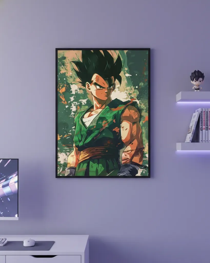 Gohan Green Warrior (A4 size)
