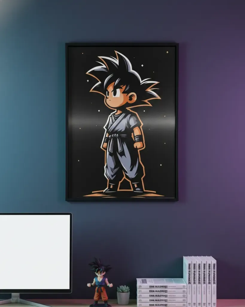 Child Goku, Martial Arts Gi (A4 size)