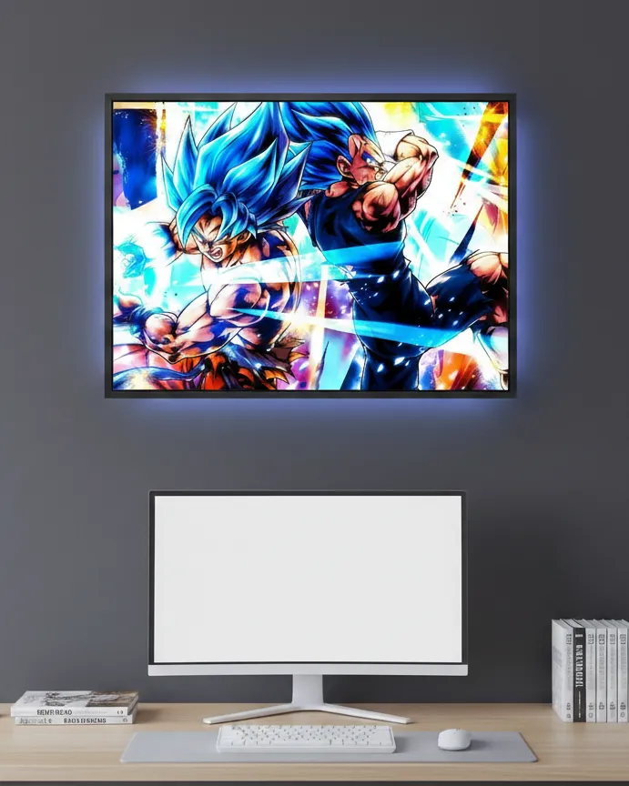 Super Saiyan Blue: Duo Domination (A4 size)