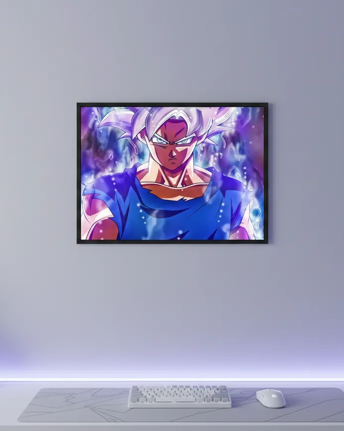 Goku: Ultra Instinct Awakened Framed Art