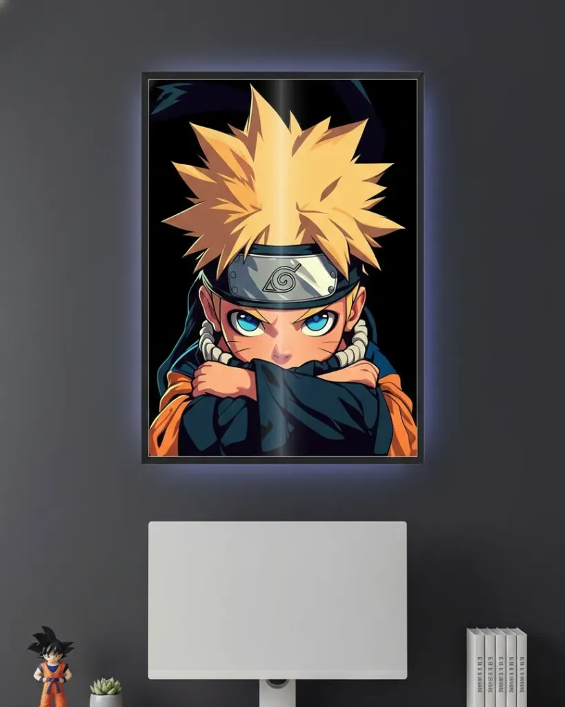 Naruto Uzumaki: Determination Framed Art (A4 size)