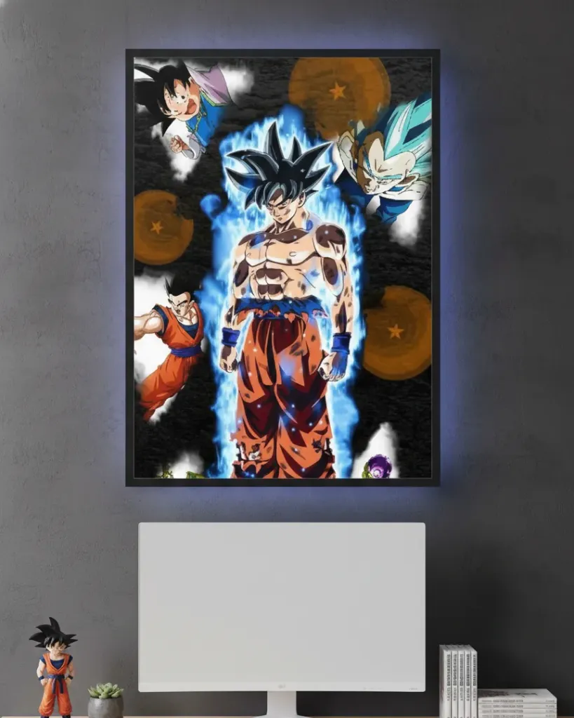 Dragon Ball Saga: Power Progression Print (A4 size)