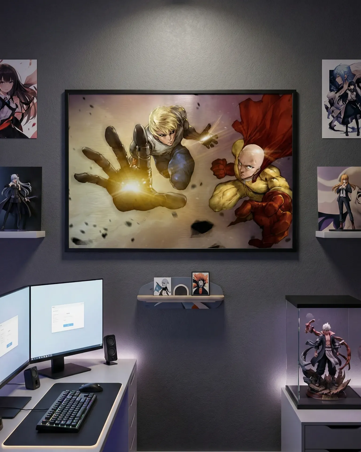 One-Punch Man: The Heroes' Duel Print (A4 size)